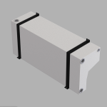 132.5 Litre Wheel Well Passenger Side Water Tank