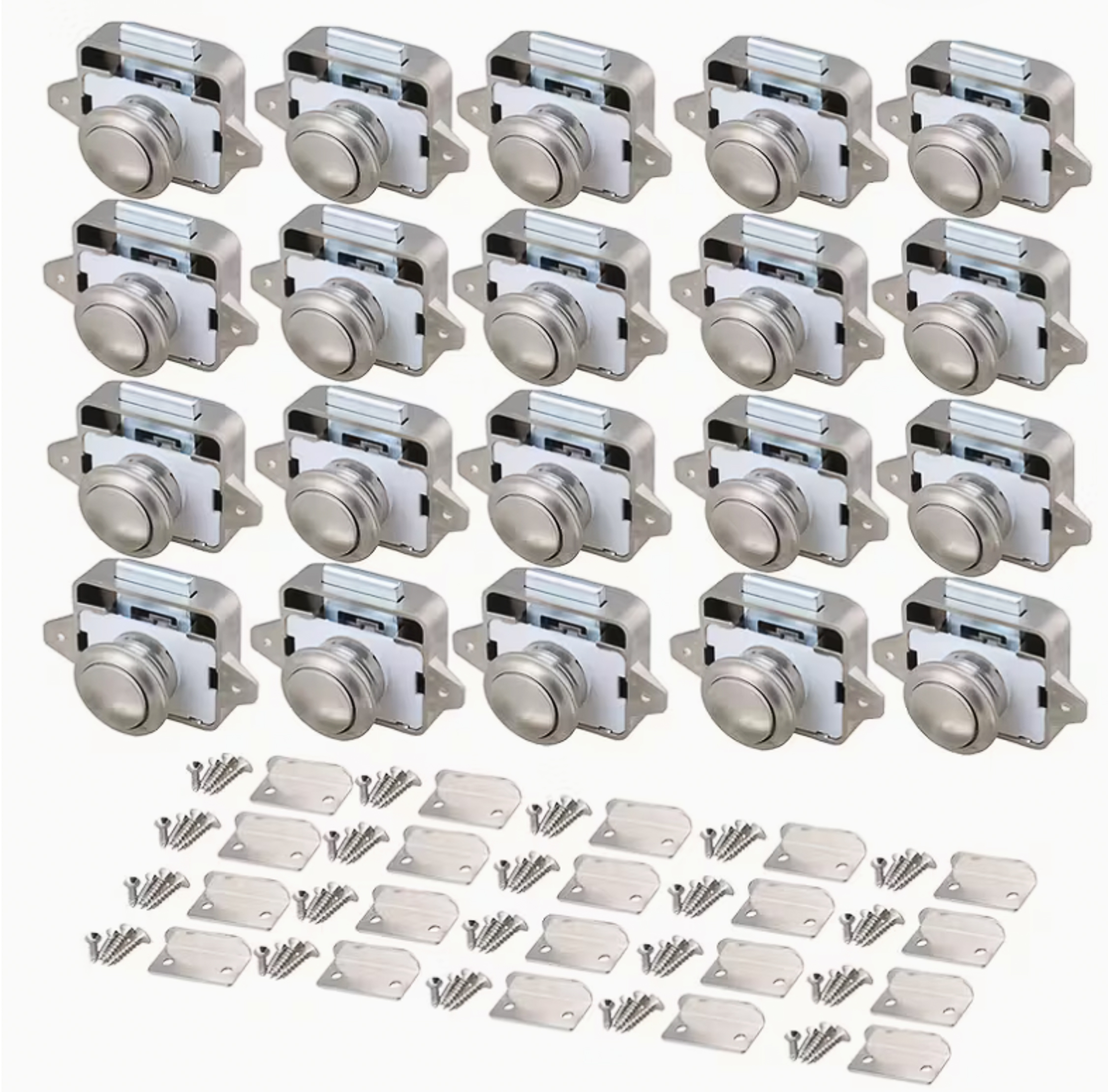 Button Lock Kit Cabinet push button locks - Inspired Outdoor