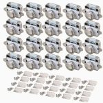 Cabinet push button locks