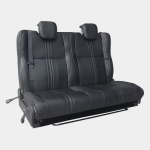 Double fold down seat