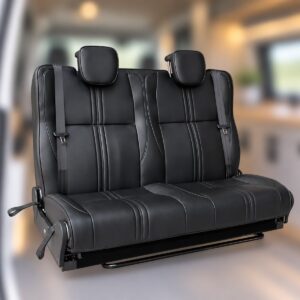 Double fold down seat