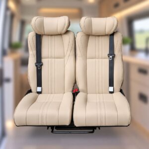 Double swivel single seats – pull out