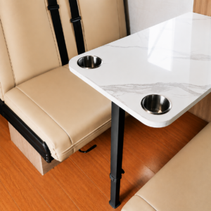 Table leg – height adjustable